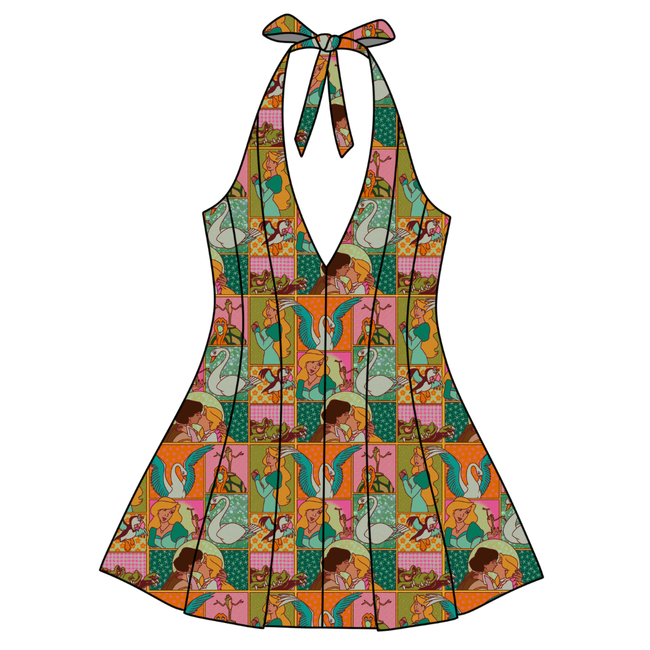 Swan Celo Women's Halter Dress - Knit - Pre Order
