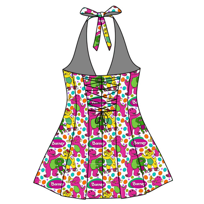 Gumdrops Celo Women's Halter Dress - Knit - Pre Order