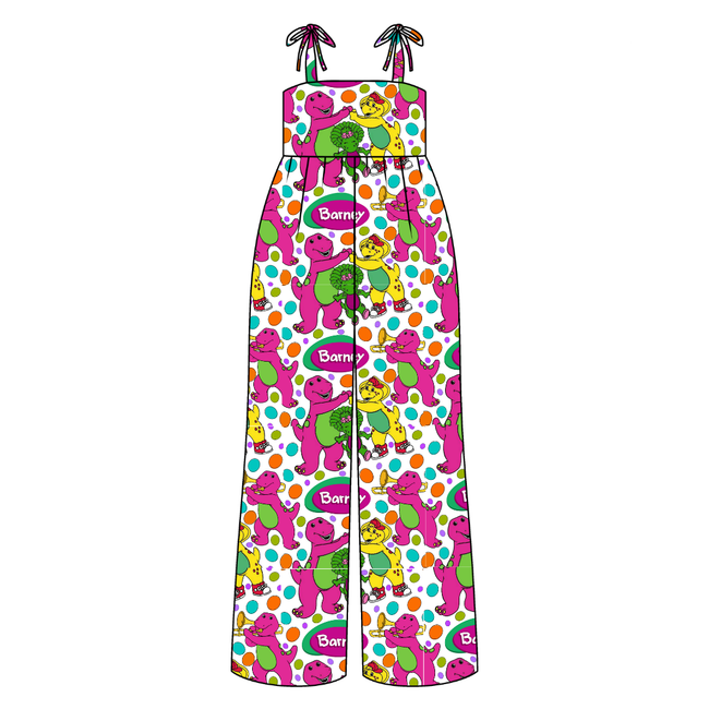 Gumdrops Rene Adult Shoulder Tie Jumpsuit Bamboo - Pre Order