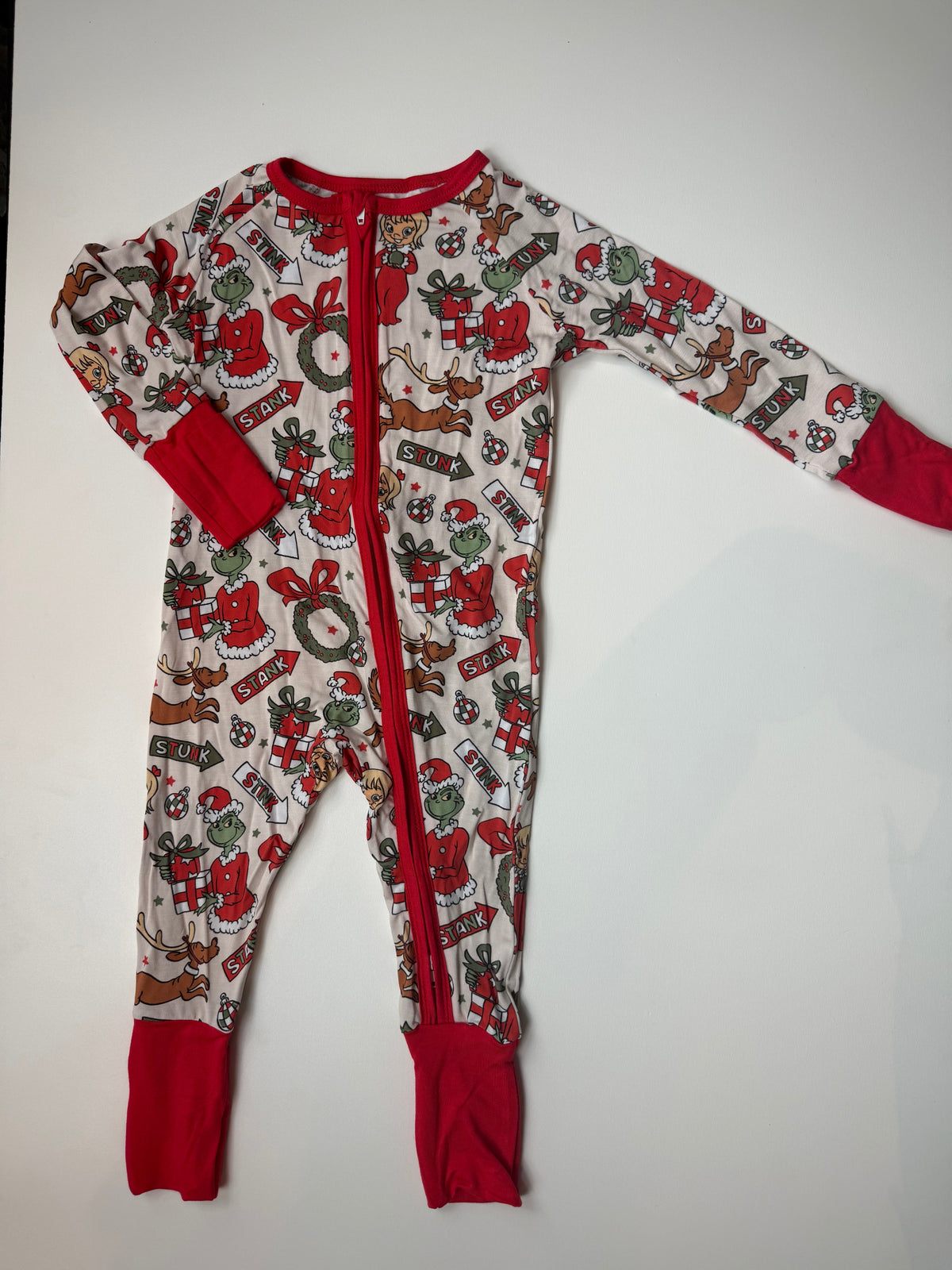 STUNK - DREAMLAND LONG SLEEVE SLEEPER - BAMBOO