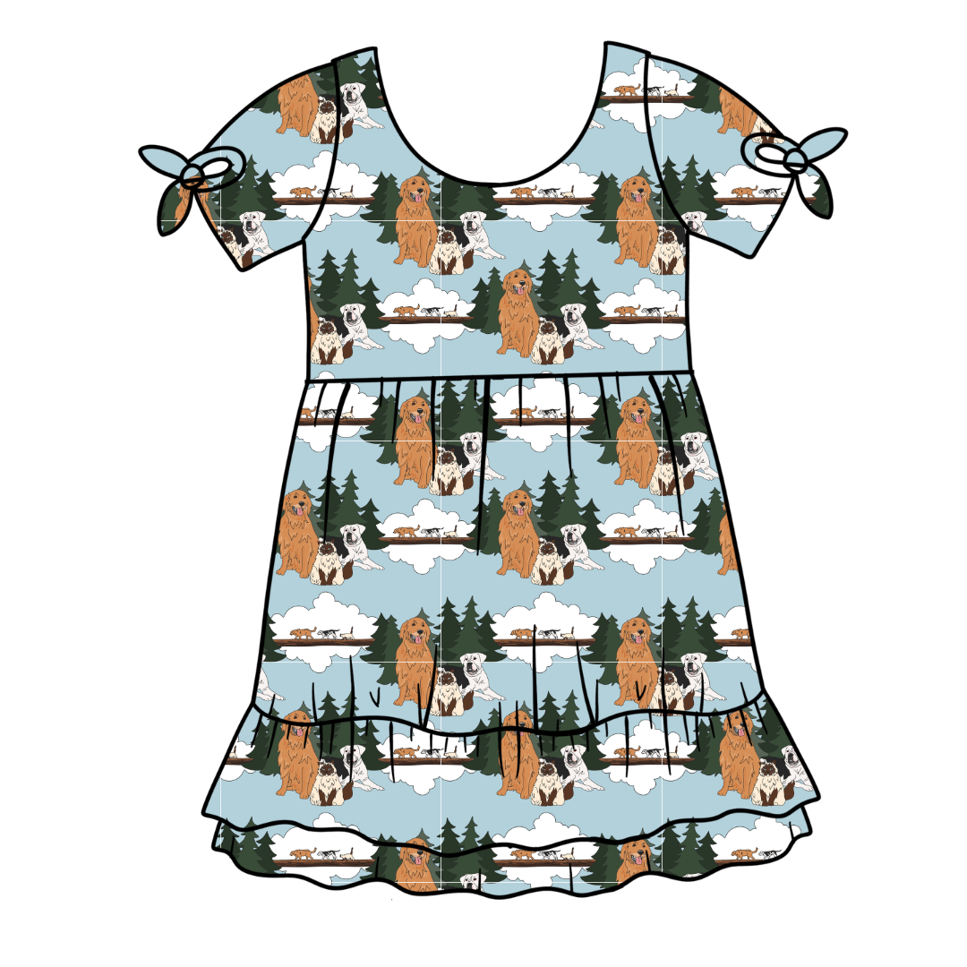 Homeward Serenity Short Sleeve Lounge Dress - PRE ORDER