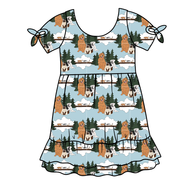Homeward Serenity Short Sleeve Lounge Dress - PRE ORDER
