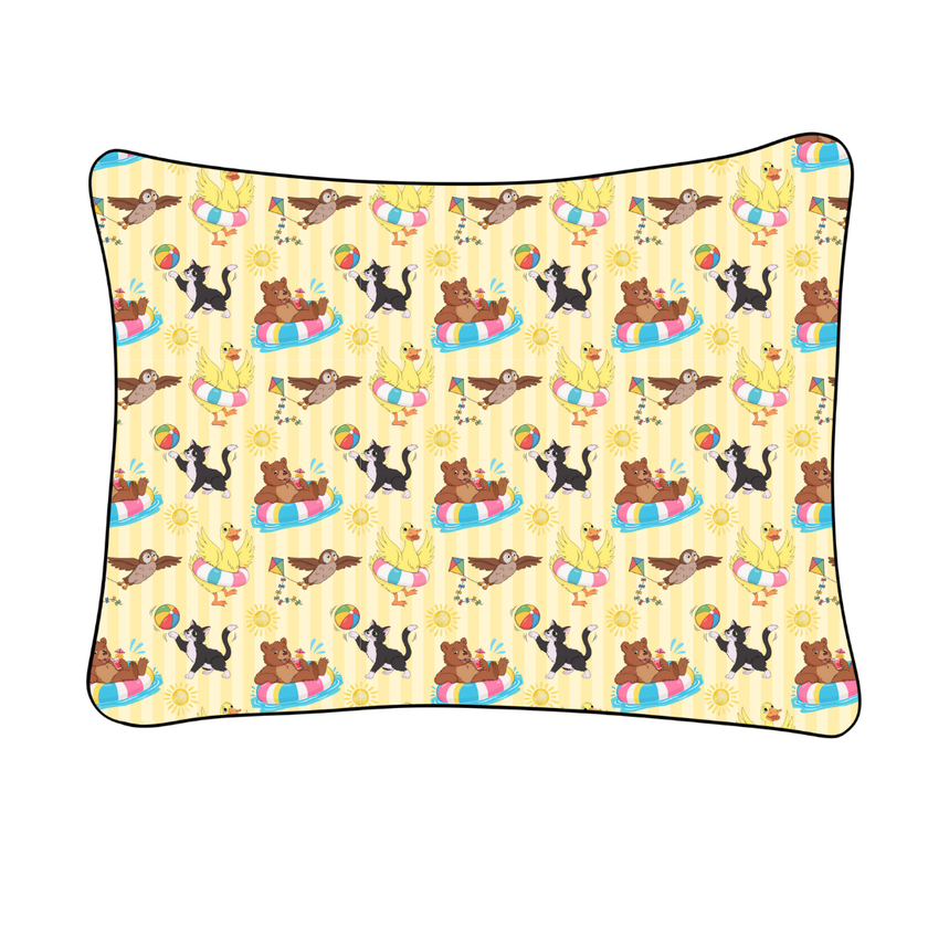 Summer Bear Pillowcase Bamboo - PRE ORDER