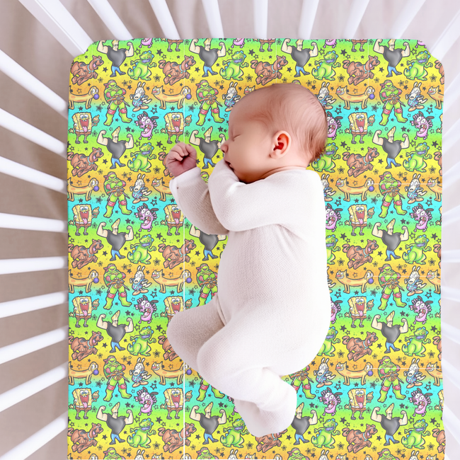 Cartoons Fitted Sheet Knit - PRE ORDER