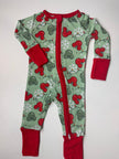 XMAS LIGHTS - DREAMLAND LONG SLEEVE SLEEPER - BAMBOO