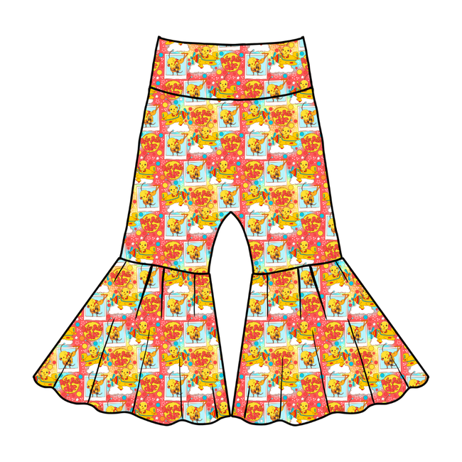 Retro Robot Adventures Mirage Knit Flares - PRE ORDER