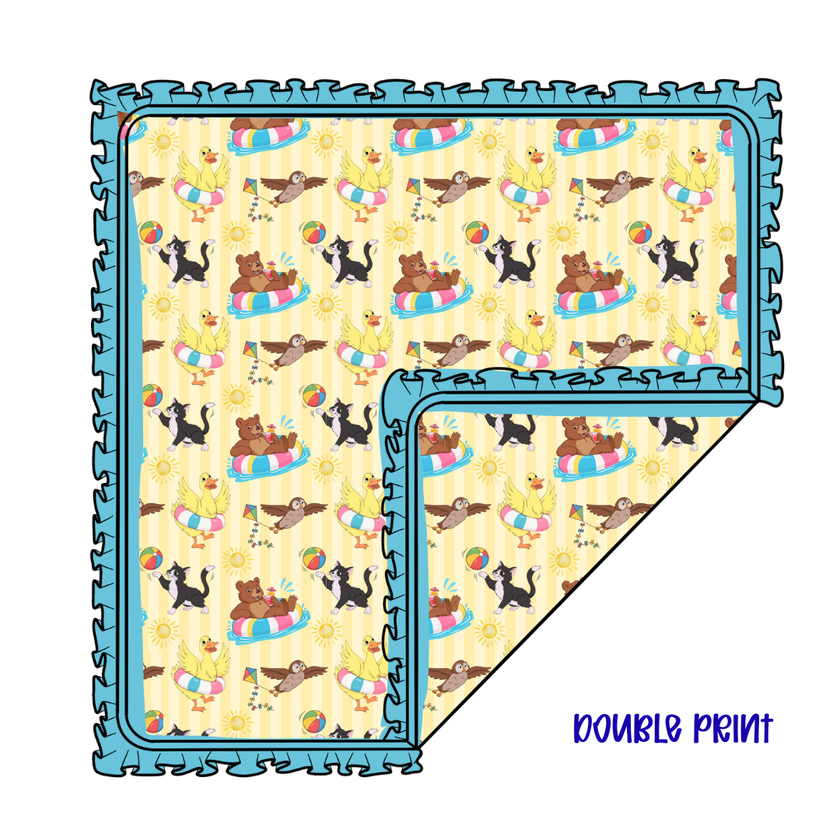 Summer Bear Dreamscape Blanket 57.5x80 - Knit - PRE ORDER