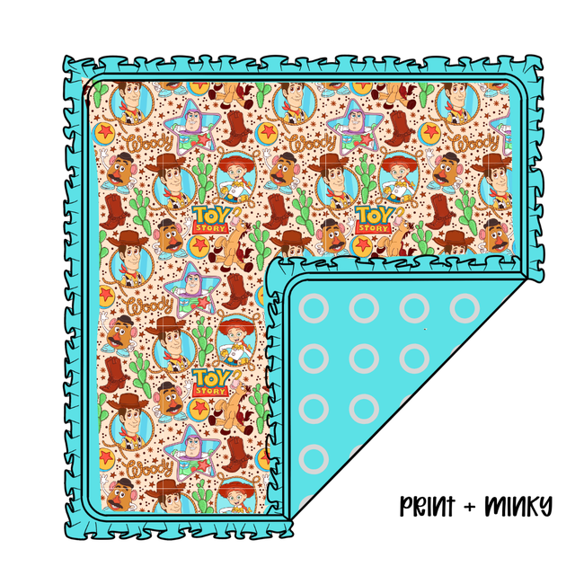 Howdy Partner Dreamscape Blanket 57.5x80 - Knit - PRE ORDER