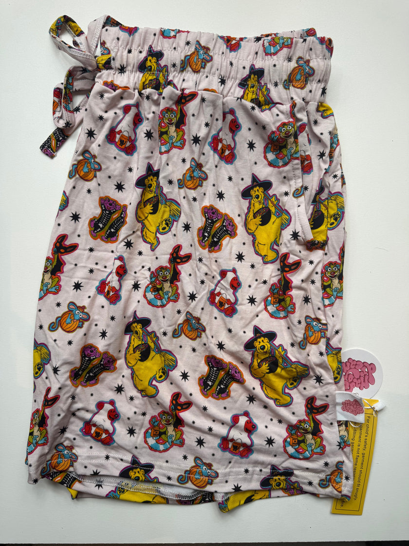 HALLOWEEN BEAR - JAZZY ADULT SHORTS - BAMBOO