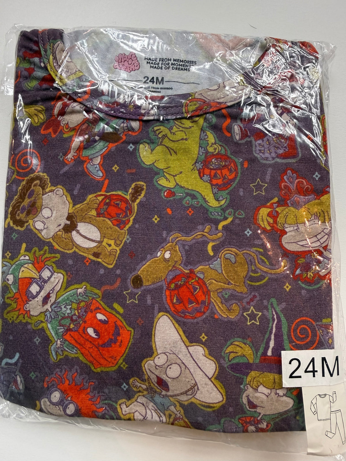 MIDNIGHT MISCHIEF - SLUMBER LONG SLEEVE PAJAMA PANTS SET - BAMBOO