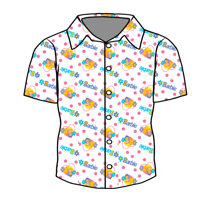 Party Girl Vintage Sheet - Twilight Men's Button Down Bamboo - Pre Order