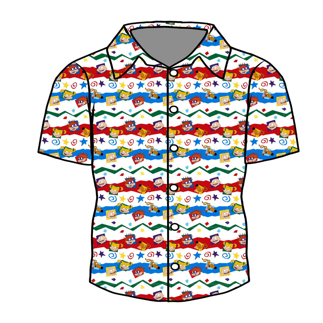 Stupid Babies - Twilight Men's Button Down Bamboo - Pre Order
