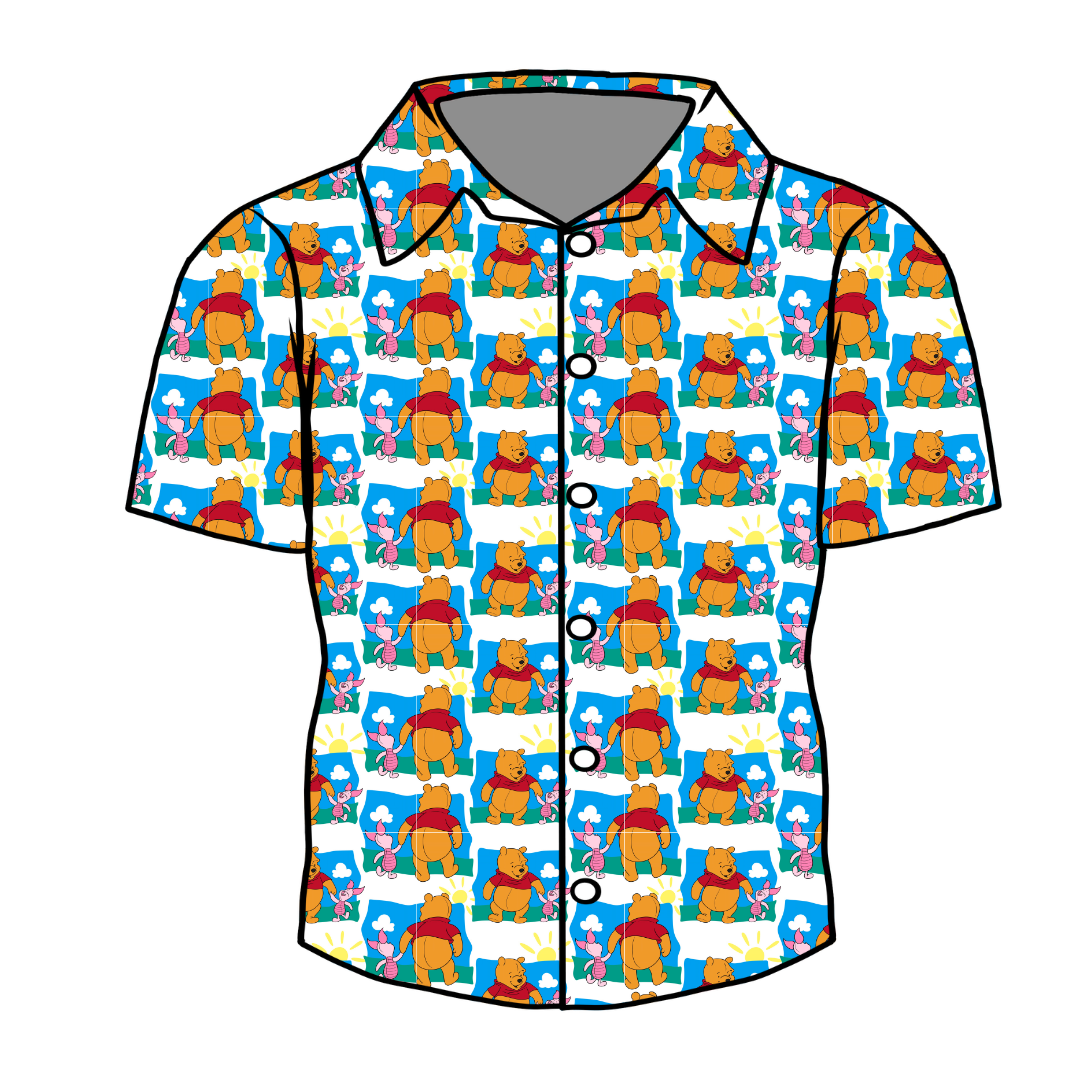 Best Friends  - Twilight Men's Button Down Bamboo - Pre Order