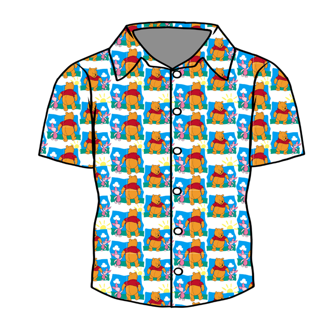 Best Friends  - Twilight Men's Button Down Bamboo - Pre Order
