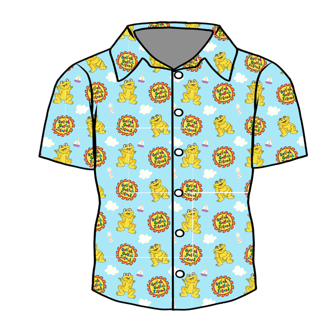 On the Island - Twilight Men's Button Down Bamboo - Pre Order