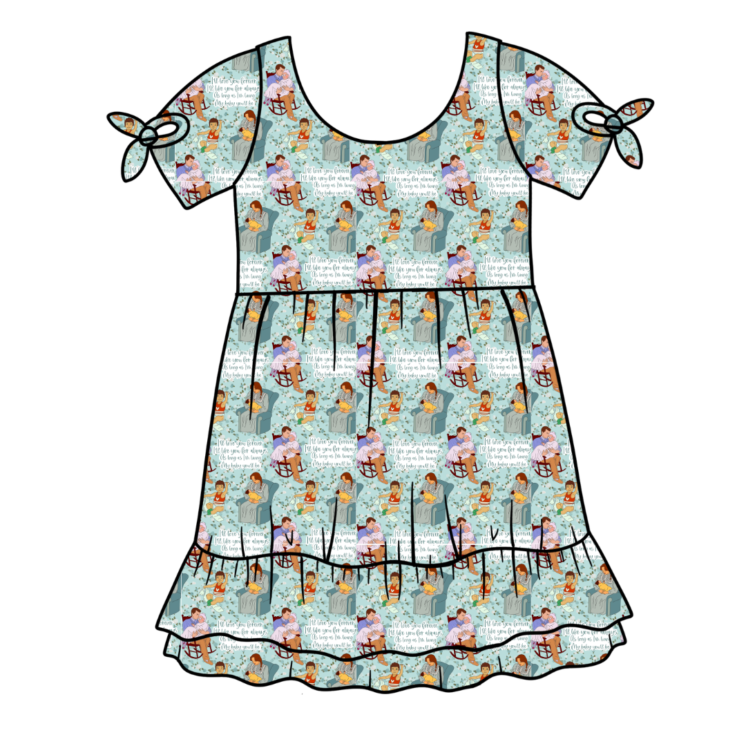 Forever Serenity Short Sleeve Lounge Dress - PRE ORDER