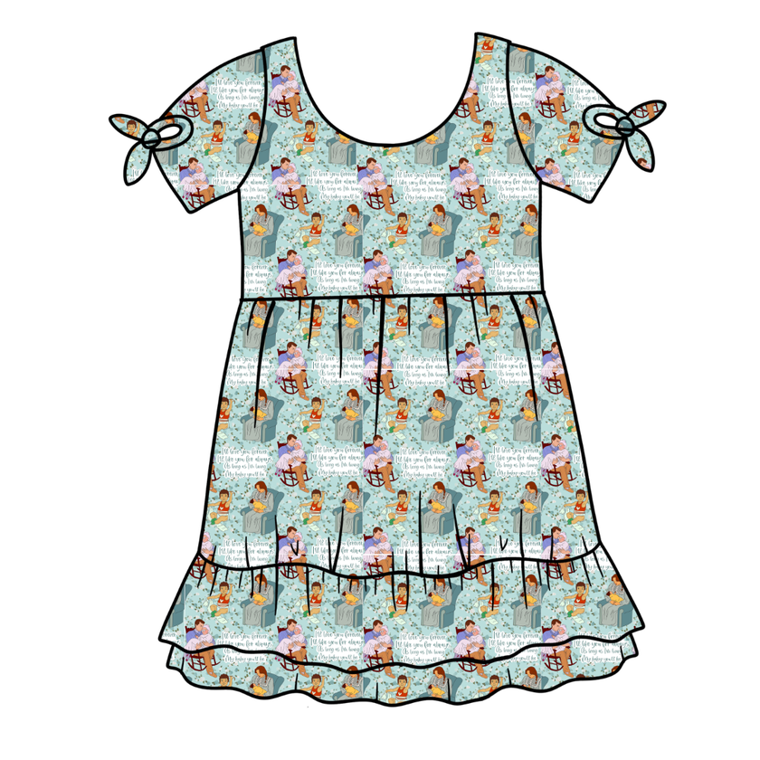 Forever Serenity Short Sleeve Lounge Dress - PRE ORDER