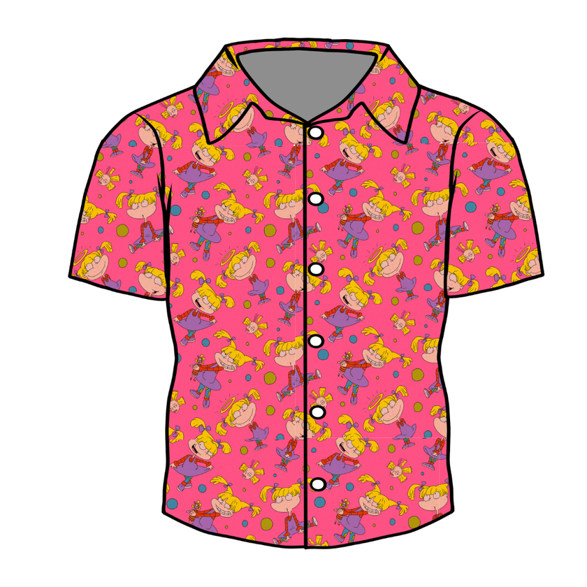 Angelic - Twilight Men's Button Down Bamboo - Pre Order