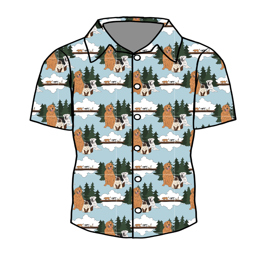 Homeward - Twilight Men's Button Down Bamboo - Pre Order