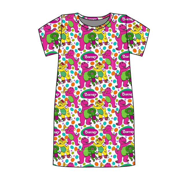 Gumdrops Poppy Oversized Sleep Shirt Bamboo - Pre Order