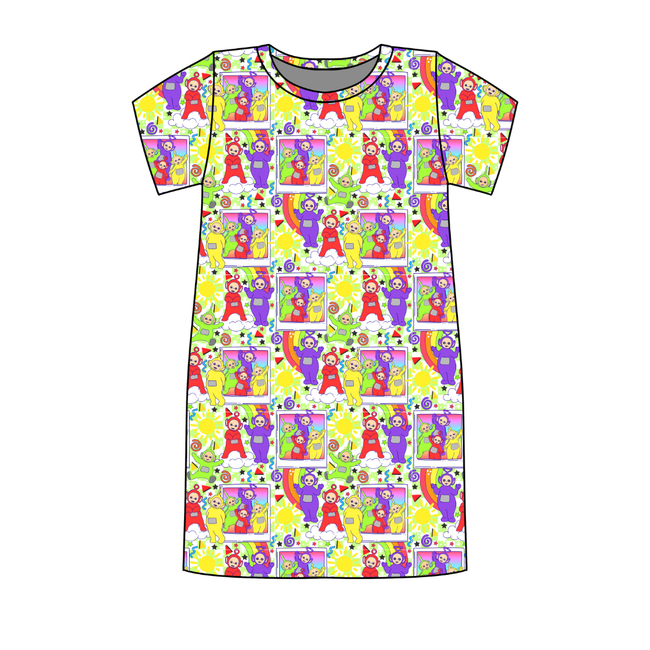 Tubby Time Poppy Oversized Sleep Shirt Bamboo - Pre Order