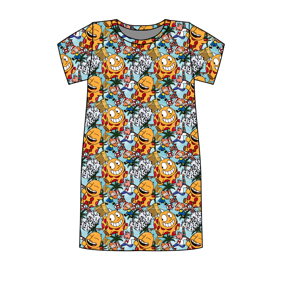Maggie Poppy Oversized Sleep Shirt Bamboo - Pre Order
