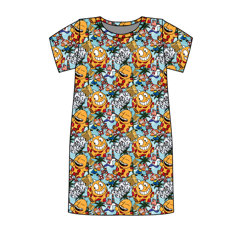 Maggie Poppy Oversized Sleep Shirt Bamboo - Pre Order
