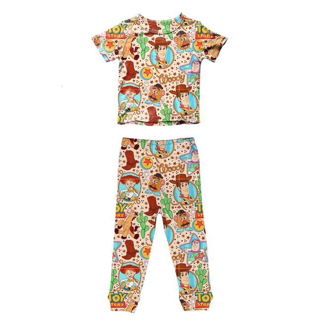 Howdy Partner Cozy Bamboo Short Sleeve Pants Set - PRE ORDER