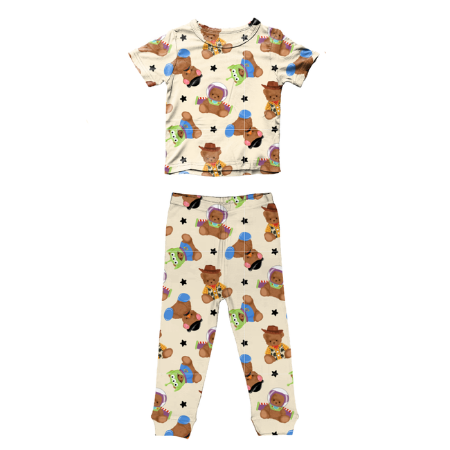 Toy Box Besties Cozy Bamboo Short Sleeve Pants Set - PRE ORDER