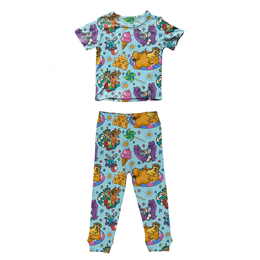 Smells Like Summer Cozy Bamboo Short Sleeve Pants Set - PRE ORDER