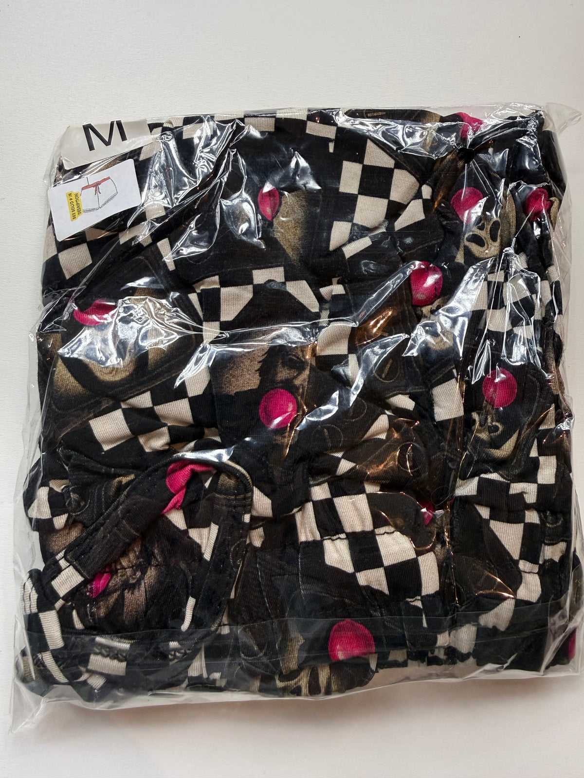 BUBBLEGUM FRIGHT NIGHT - JAZZY ADULT SHORTS - BAMBOO