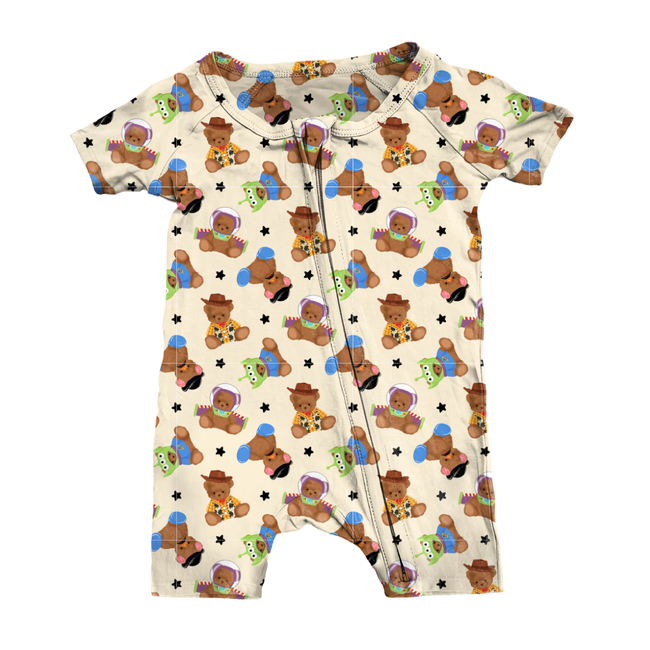 Toy Box Besties Bliss Short Sleeve Zippy Bamboo - PRE ORDER