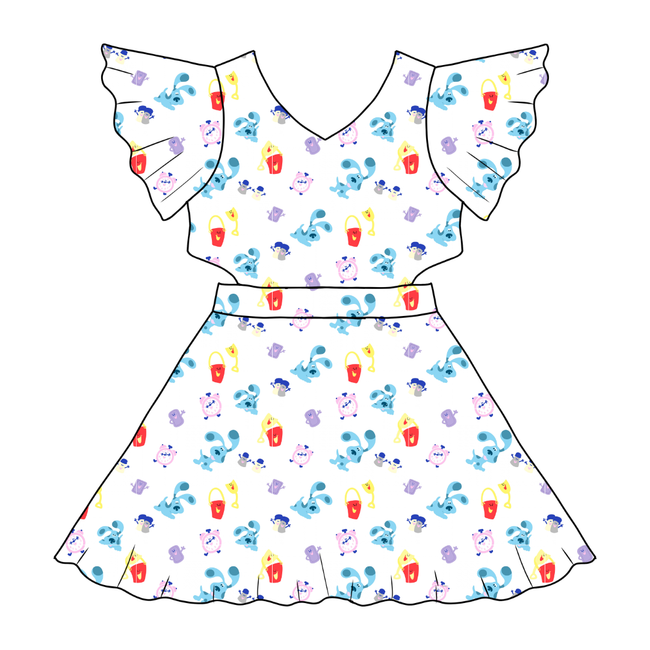 Clue Whimsical Cut Out Dress - Knit - Pre Order