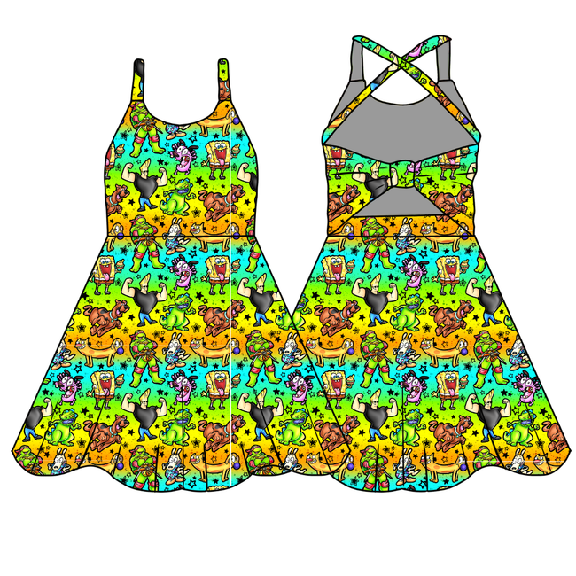 Cartoons Shiloh Bow Back Dress - Knit - Pre Order