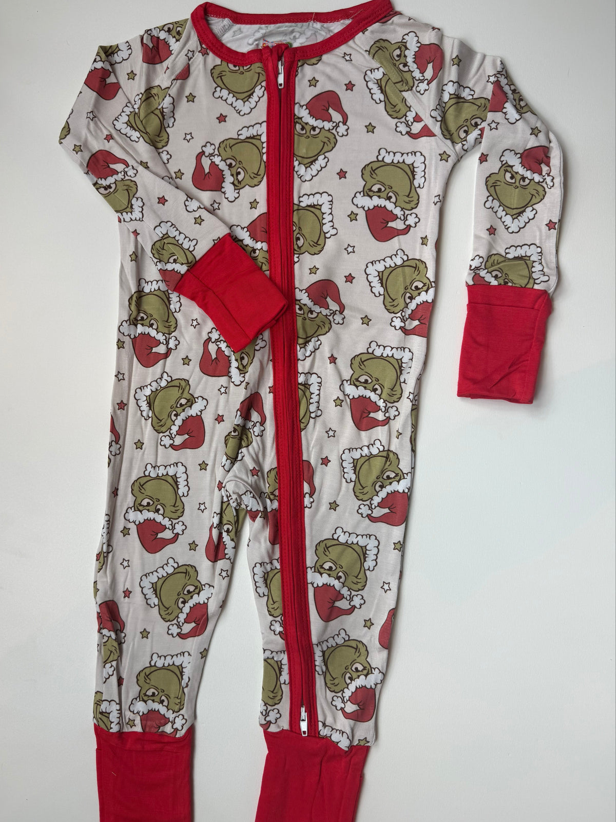 MEAN GREEN - DREAMLAND LONG SLEEVE SLEEPER - BAMBOO