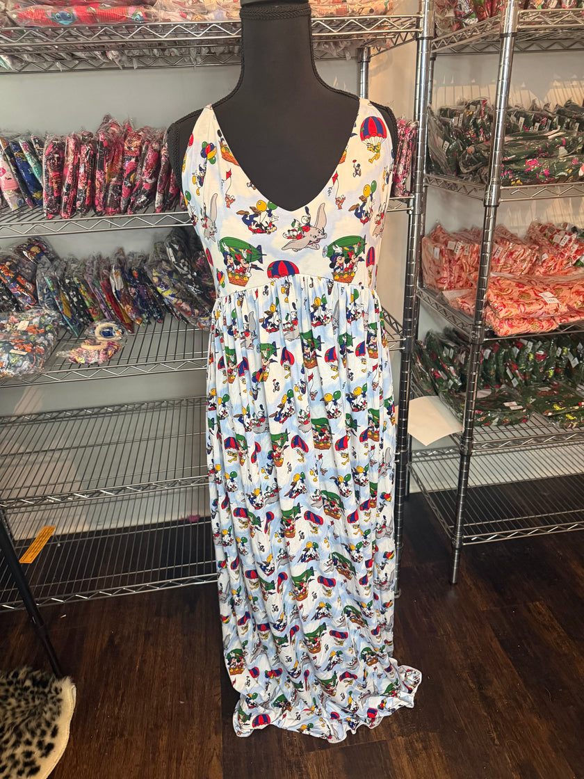 BLIMP - HARPER LOW BACK DRESS - BAMBOO