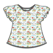 Mermaid Dreams - Moon Short Sleeve Flutter Bamboo Shirt - PRE ORDER