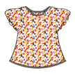 Ranger Dreams - Moon Short Sleeve Flutter Bamboo Shirt - PRE ORDER