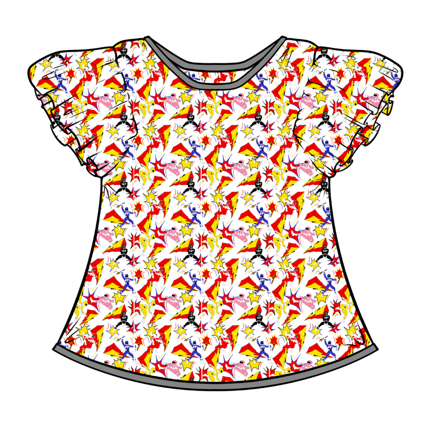 Ranger Dreams - Moon Short Sleeve Flutter Bamboo Shirt - PRE ORDER