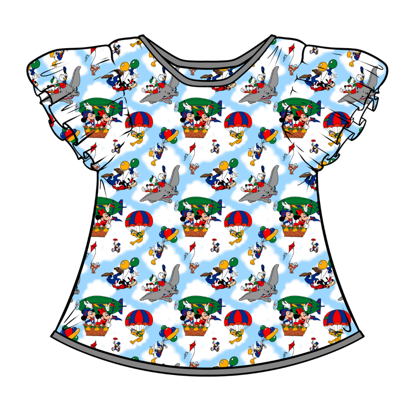 Blimp - Moon Short Sleeve Flutter Bamboo Shirt - PRE ORDER