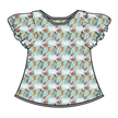 Forever - Moon Short Sleeve Flutter Bamboo Shirt - PRE ORDER