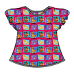 Safari Dreams - Moon Short Sleeve Flutter Bamboo Shirt - PRE ORDER
