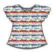 Stupid Babies - Moon Short Sleeve Flutter Bamboo Shirt - PRE ORDER
