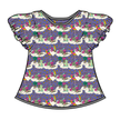 Sweet Dreams - Moon Short Sleeve Flutter Bamboo Shirt - PRE ORDER