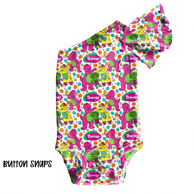 Gumdrops Malibu One Shoulder Leotard - Knit - Pre Order