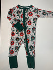 MOUSE ORNAMENTS - DREAMLAND LONG SLEEVE SLEEPER - BAMBOO
