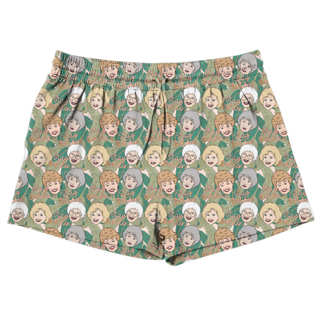 Golden - Jazzy Adult Pajama Bamboo Shorts - Pre Order