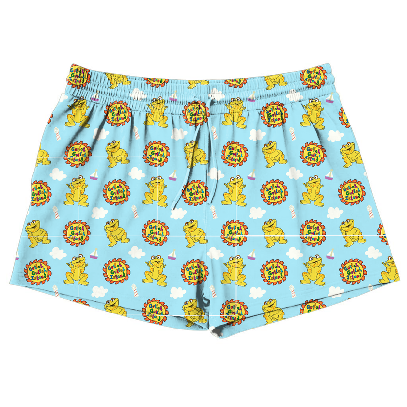 On the Island - Jazzy Adult Pajama Bamboo Shorts - Pre Order