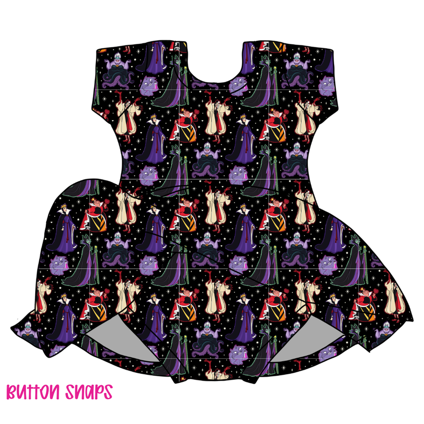 Mean Girl Era Charming Short Sleeve Skirted Leotard - Bamboo - PRE ORDER