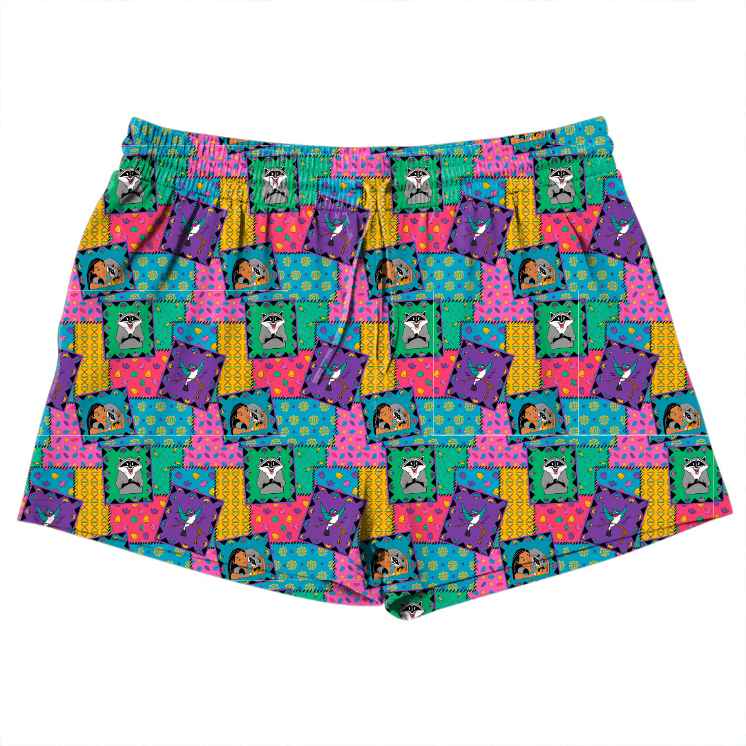 Wind Color - Jazzy Adult Pajama Bamboo Shorts - Pre Order